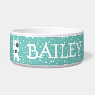 Cute Bull Terrier Dog Customizable Name