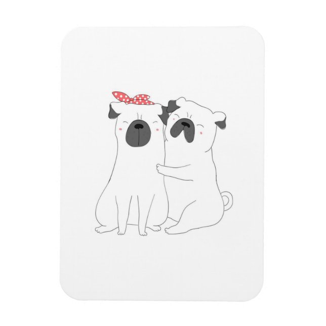 Cute Bulldog | Matching Dog Lover Gift Magnet (Vertical)