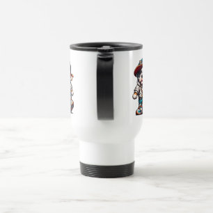 Cute Bulldog Puppy Streetwear Personalised Travel Mug