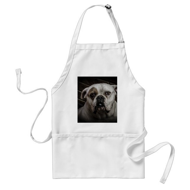 Cute Bulldog Standard Apron (Front)