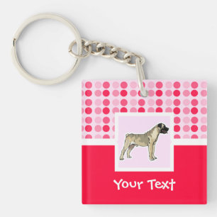 Cute Bullmastiff Keychain