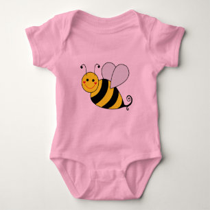 Cute Bumble Bee Baby Bodysuit