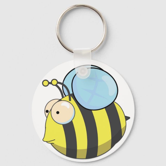 Cute bumble bee keychain (Front)
