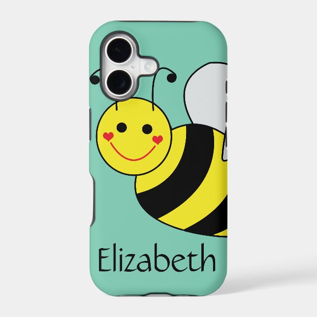 Cute Bumble Bee Personalized (Back)