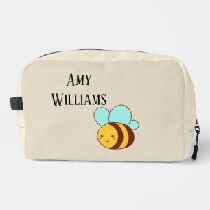 Cute bumble bee personalized dopp kit