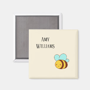Cute bumble bee personalized  magnet