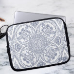 Cute Bumble Bees Mandala Laptop Sleeve<br><div class="desc">Looking for a stylish and personalized laptop case that will keep your device protected while also showcasing your unique style? Look no further than our hand-drawn boho bees mandala laptop case! Featuring a beautiful and intricate design of bumble bees and flowers patterned in a mandala, this beautiful tech accessory also...</div>