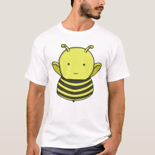 Cute Bumblebee Kawaii Honey Bee Cartoon Insect  T-Shirt