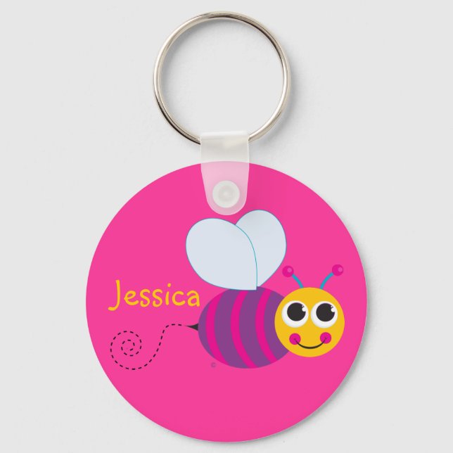 Cute Bumblebee Keychain (Front)
