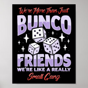 Cute Bunco Night Squad Apparel Game Bunco  Poster