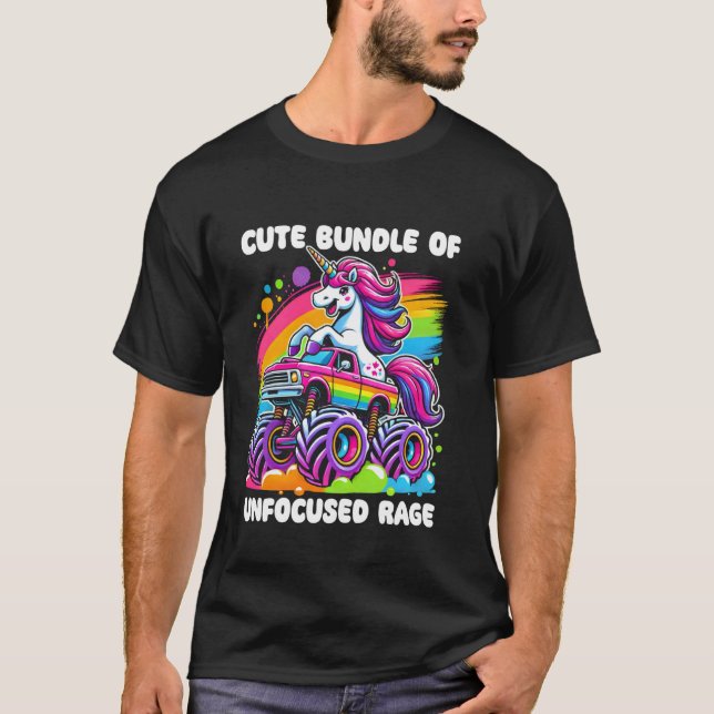 Cute Bundle Of Unfocused Rage Goth Mystical Gothic T-Shirt (Front)