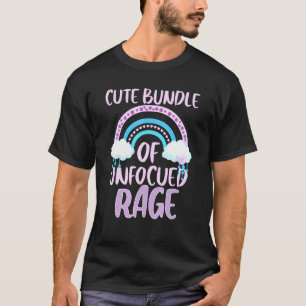 Cute Bundle Of Unfocused Rage Pastel Goth Rainbow  T-Shirt