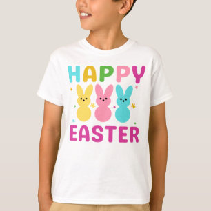 Cute Bunnies Fun Happy Easter  T-Shirt