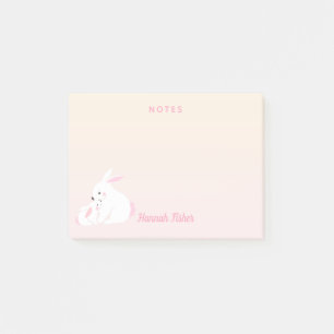 Cute bunnies Personalized Post-it Notes