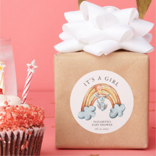 Cute Bunny Arc-en-ciel C'est un Autocollant garçon