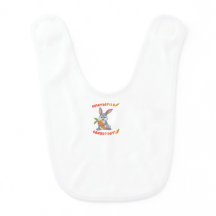Cute Bunny Baby Bib - Personalized Name Baby Gift