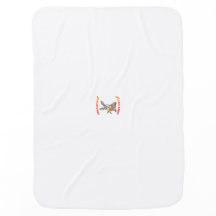 Cute Bunny Baby Blanket - Personalized Name Nurse