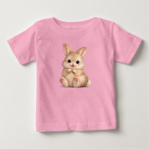 Cute Bunny Baby Fine Jersey Tee Gift for Little On