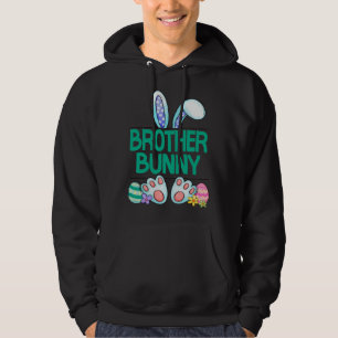 Cute Bunny Brother Bunny Cute Easter Family Matchi Hoodie