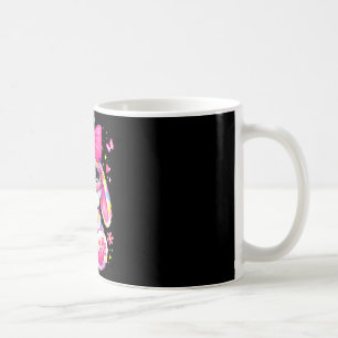 Cute Bunny Coquette Bow Happy Easter Shirts Kids Coffee Mug