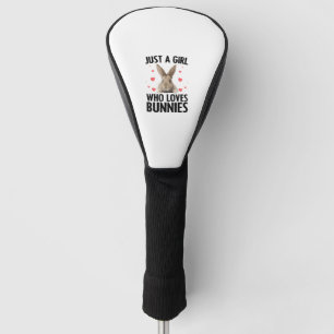 Cute Bunny Design For Girls Women Kids Rabbit Cone Golf Head Cover