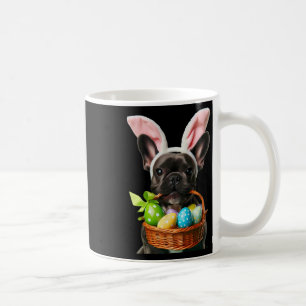 Cute Bunny Ear French Bulldog Dog Easter Eggs Bysk Coffee Mug