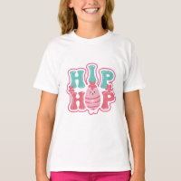 Cute Bunny Egg Hunt Hip Hop Happy Easter
