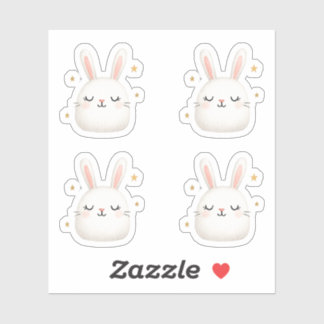 Cute Bunny Face Set – Adorable White Rabbit Set