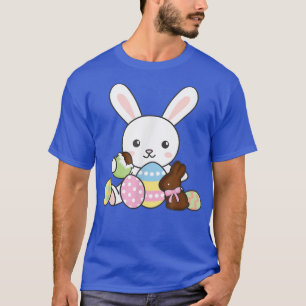 Cute Bunny For Easter With Easter Candy  T-Shirt