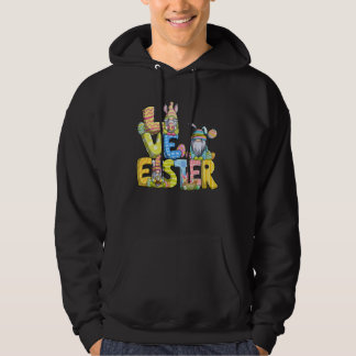 Cute Bunny Gnome Easter Day Eggs Gnomes Easter 202 Hoodie