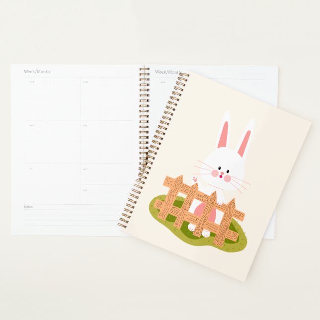 Cute Bunny Kawaii Planner (Display)