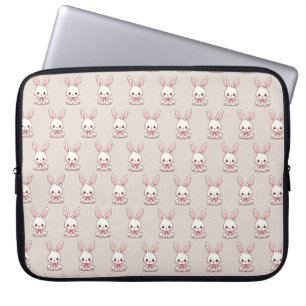 Cute bunny laptop case