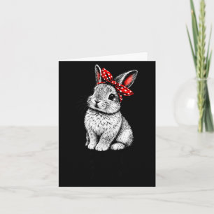Cute bunny mom mama rabbit happy easter day women card