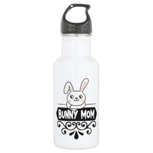 Cute Bunny mom pet animal rabbit lovers 532 Ml Water Bottle