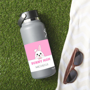 Cute Bunny Mom Pink Personalized