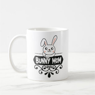 Cute Bunny mom rabbit lover  Coffee Mug