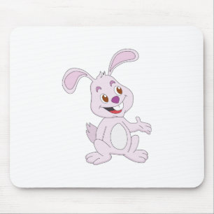 Cute Bunny Mouse Pad