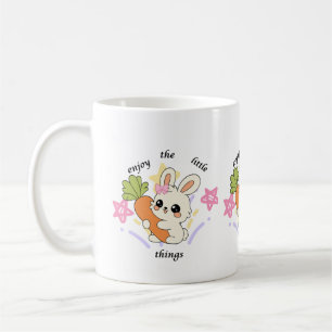 Cute Bunny Mug Enjoy the Little Things