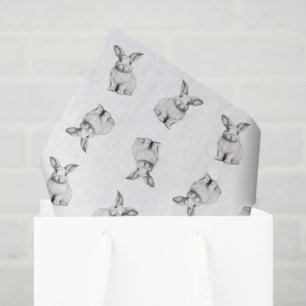 Cute Bunny Pattern Tissue Paper