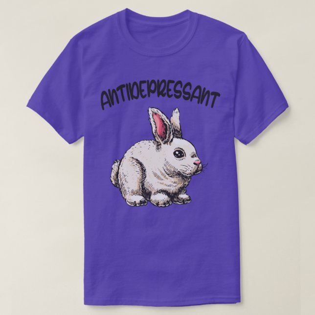 Cute Bunny Pet Funny Gift T-Shirt (Design Front)