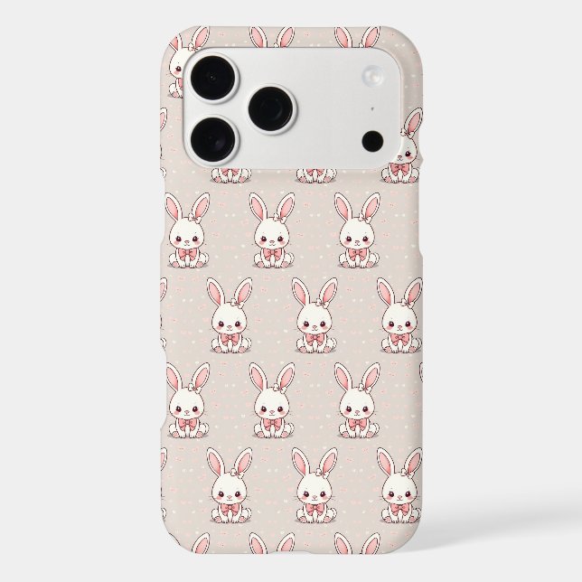 Cute bunny phone case (Back)