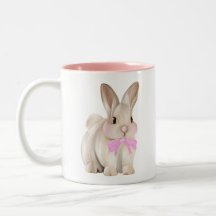 Cute Bunny Pink Mug
