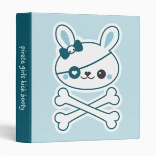 Cute Bunny Pirate Binder