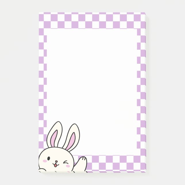 Cute bunny Post-it notes (Front)