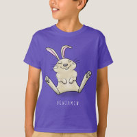 Cute bunny rabbit cartoon illustration