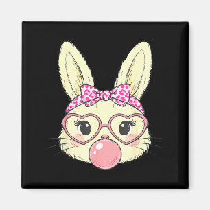 Cute Bunny Rabbit Face For Women Girls Kids Teens Magnet