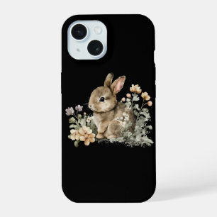 Cute Bunny Rabbit iPhone 15 Case