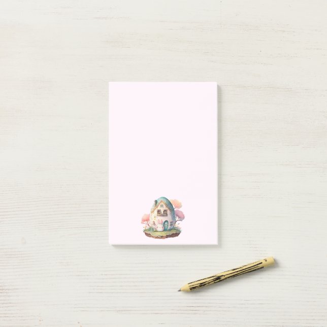 Cute Bunny Rabbit Japanese Kawaii Style Post-it Notes (On Desk)