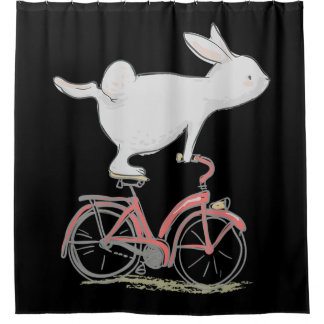 Cute Bunny Rabbit On Bike  Cycling Bicycle