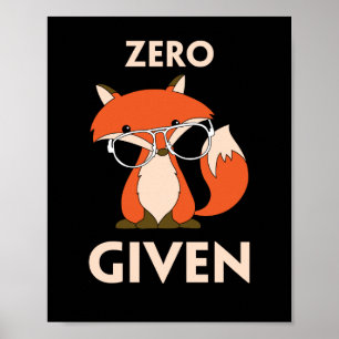 Cute Bunny Rabbit With Glasses Hipster Poster